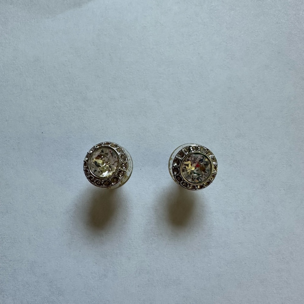 Swarovski Silver Crystal Earrings